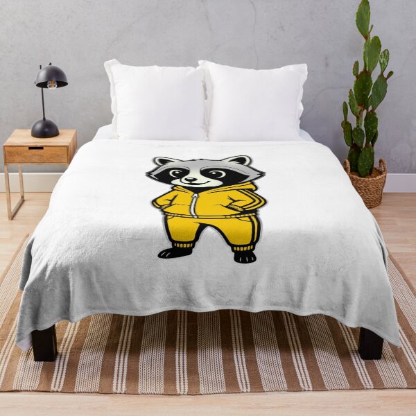 Item preview, Raccoon in a tracksuit designed and sold by krabbaraban.
