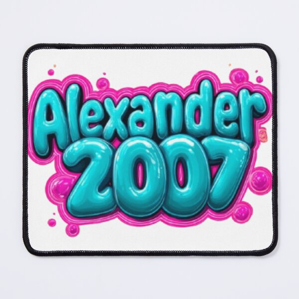 Item preview, Alexander 2007 Balloon Glossy Birthday Name Design designed and sold by AlexLineArt.