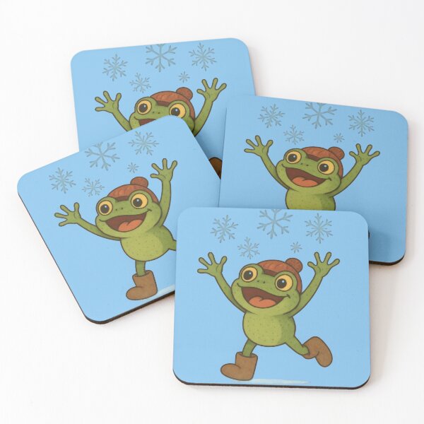 Item preview, A Frog's Joyful First Snow designed and sold by IraBum.