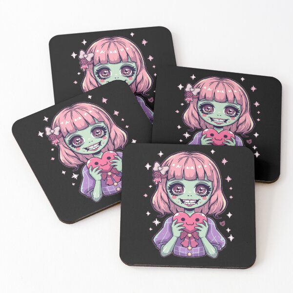 Item preview, I'm cute, not scary! Adorable little zombie girl, sweet Halloween! Wonderful gift for everyone designed and sold by YvkafromPoland.