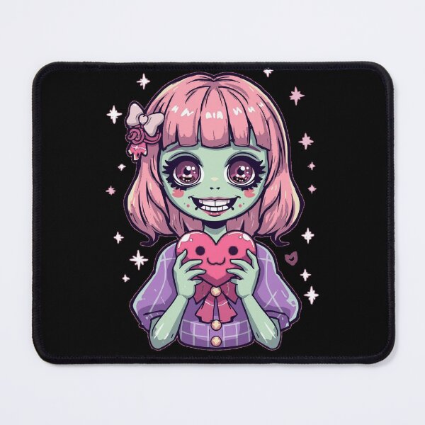 Item preview, I'm cute, not scary! Adorable little zombie girl, sweet Halloween! Wonderful gift for everyone designed and sold by YvkafromPoland.