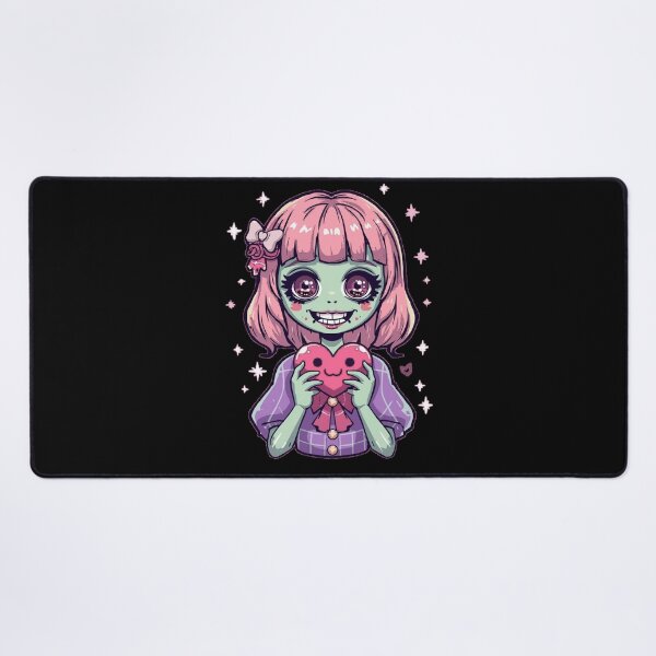 Item preview, I'm cute, not scary! Adorable little zombie girl, sweet Halloween! Wonderful gift for everyone designed and sold by YvkafromPoland.
