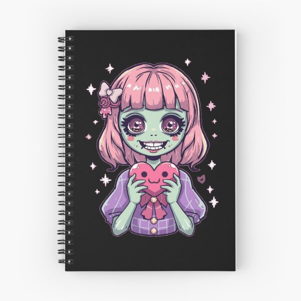 Item preview, I'm cute, not scary! Adorable little zombie girl, sweet Halloween! Wonderful gift for everyone designed and sold by YvkafromPoland.