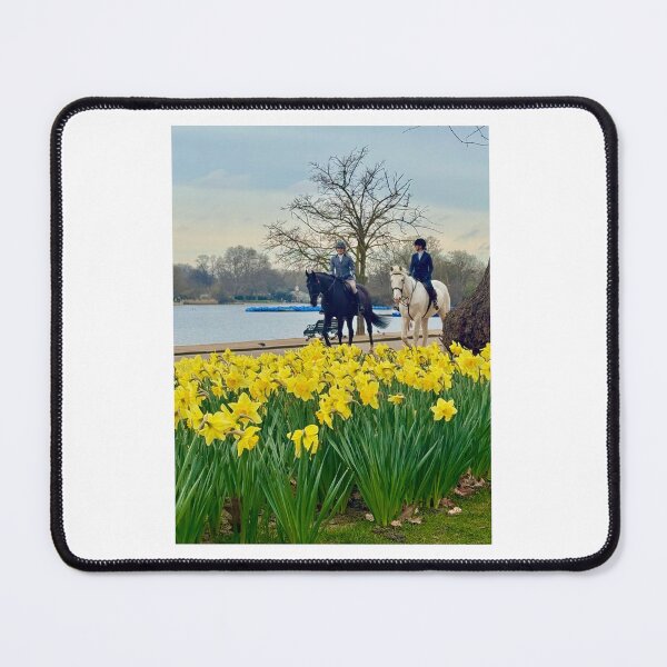 Item preview, Horses and Daffodils. Spring Scenes, Hyde Park, London designed and sold by The Running London Photographer.