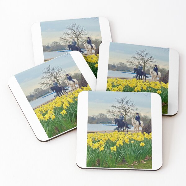 Item preview, Horses and Daffodils. Spring Scenes, Hyde Park, London designed and sold by The Running London Photographer.