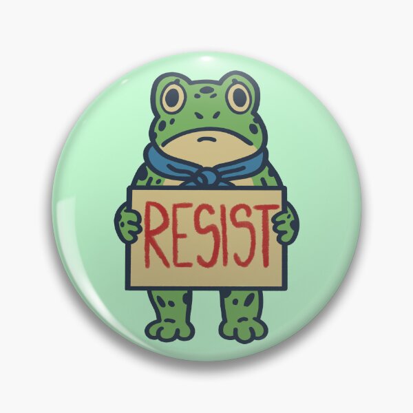 Item preview, Resist Frog Portland designed and sold by anak-ilustra.