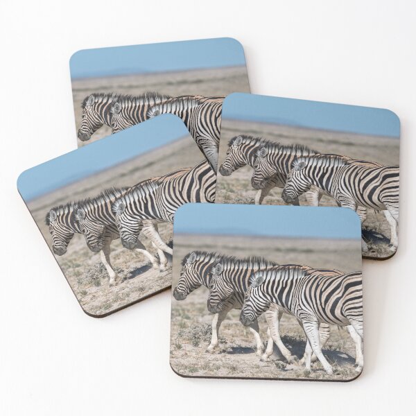 Item preview, Stride of the Stripes — Three Zebras in Step, Etosha designed and sold by DavideAntoniani.