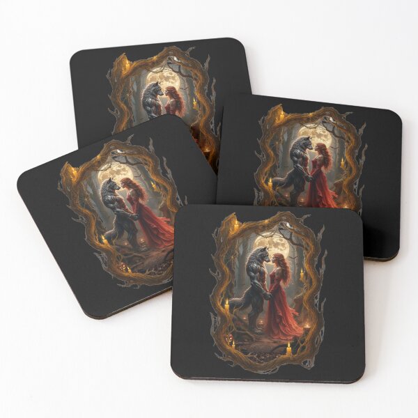 Item preview, Werewolf and Beauty: Eternal Love Under the Full Moon 人狼と美女：満月の下の永遠の愛 designed and sold by CamillaCreation.