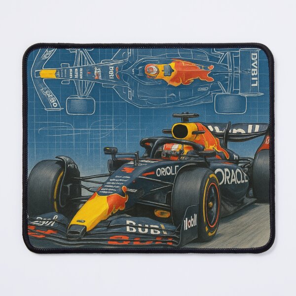 Item preview, Red Bull F1 Blueprint Concept Illustration designed and sold by -DEEWOLF-.