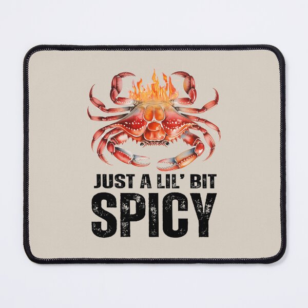 Item preview, Just a Lil’ Bit Spicy Funny Crab Design designed and sold by Verycutethings.
