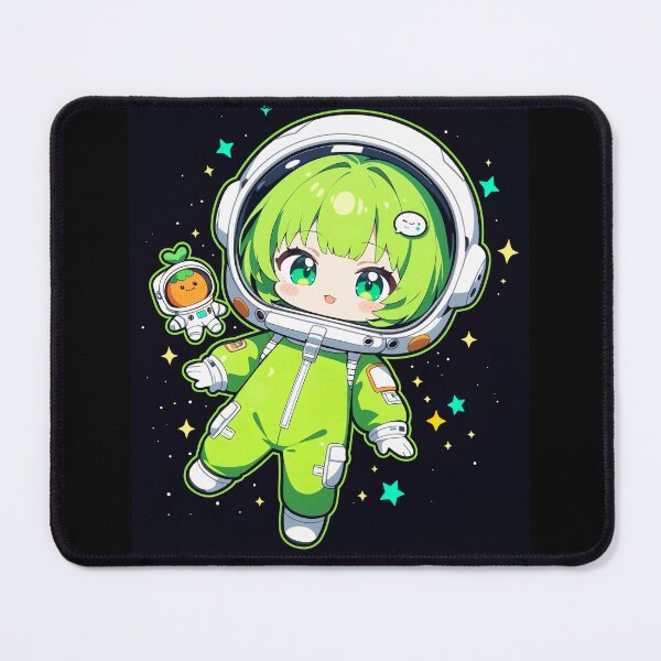 Aperçu de l'œuvre Capitaine Cabbagia : mignon astronaute végétarien chibi créée et vendue par cabbagescc.