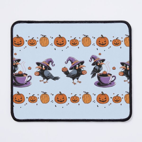 Item preview, F-CAW-F – Funny Crow Halloween Coffee Pun Design designed and sold by Artishal.