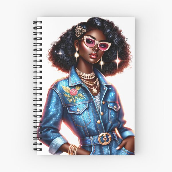 Item preview, Sparkling Denim Queen with Shades designed and sold by Lulunza.