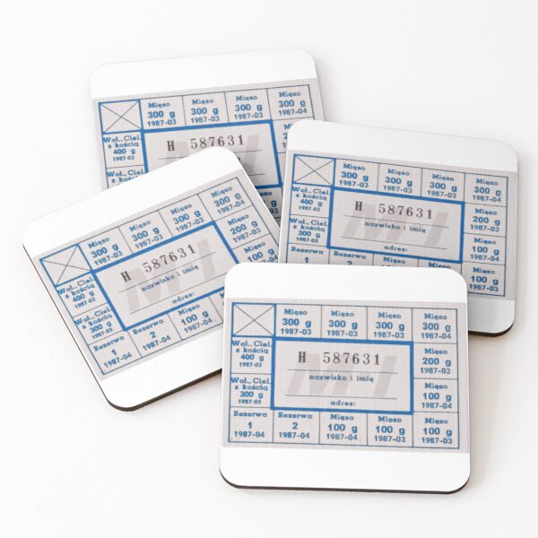 Item preview, Hard Times: Meat Rationing in 80s Poland – 80s T-Shirts designed and sold by AndrewYoko.