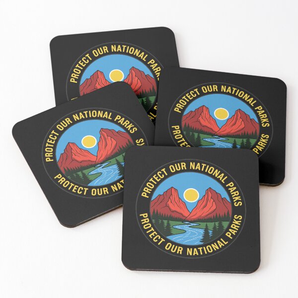 Item preview, Protect Our National Parks Save The Environment Green Trees Mountains Adventure designed and sold by Star3NowForMe.