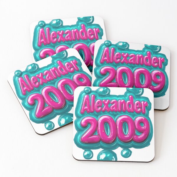 Item preview, Alexander 2009 Balloon Glossy Name Design designed and sold by AlexLineArt.