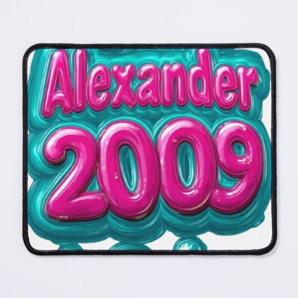 Item preview, Alexander 2009 Balloon Glossy Name Design designed and sold by AlexLineArt.
