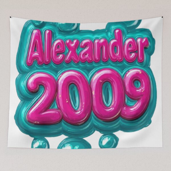 Item preview, Alexander 2009 Balloon Glossy Name Design designed and sold by AlexLineArt.