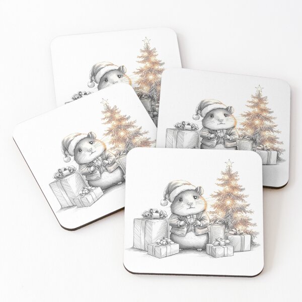Item preview, Gentle Christmas Hamster – Cozy Holiday Storybook Illustration designed and sold by jelonkaa.