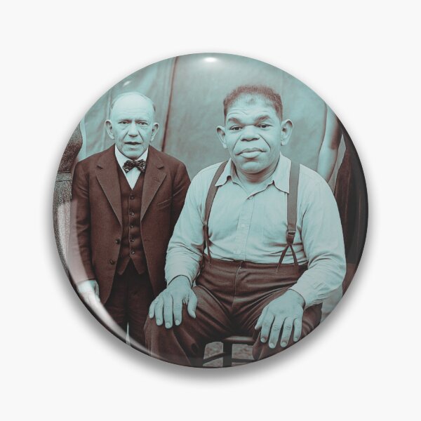 Item preview, 1920s Freak Show Performers – Vintage Black and White Portrait designed and sold by KishShop.