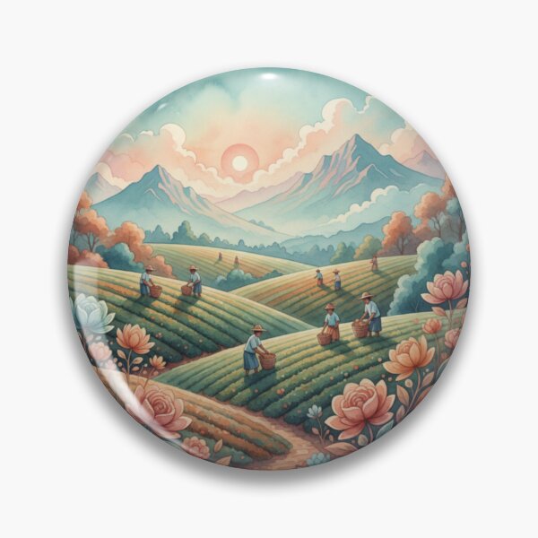 Item preview, Morning Harvest – Peaceful Mountain Fields designed and sold by alizo74.