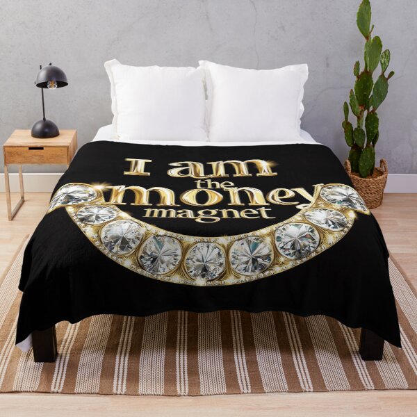 Item preview, I Am the Money Magnet – Golden Affirmation Design designed and sold by Kat's Design Hub.
