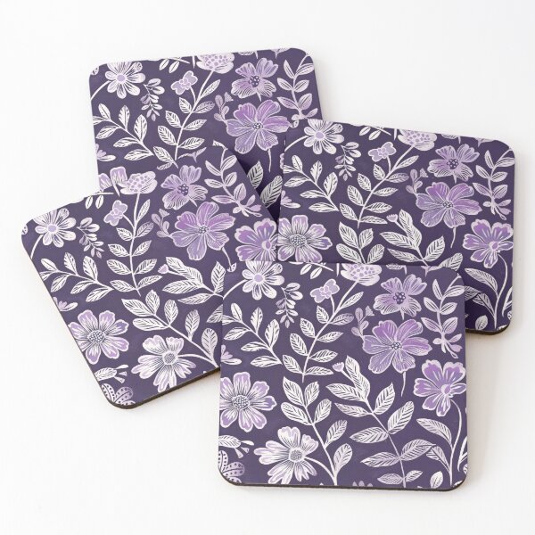 Item preview, Purple Aesthetic Boho Floral designed and sold by Windmill Wildflowers.