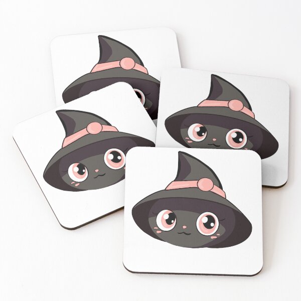 Item preview, Witchy Kitty - Pink designed and sold by SpencerCaroArt.