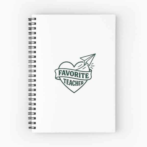 Item preview, Favorite Teacher – Paper Plane Heart Design designed and sold by ClassroomInk.