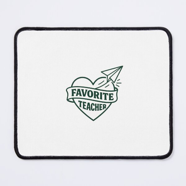 Item preview, Maestra favorita – Diseño de corazón de avión de papel designed and sold by ClassroomInk.