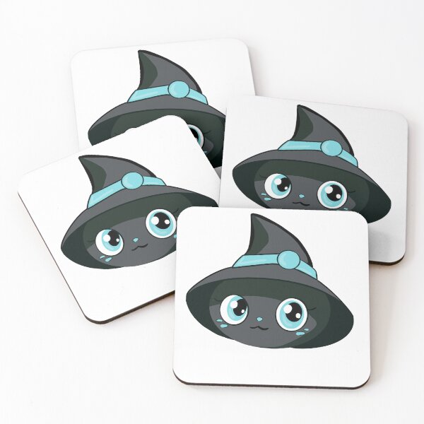 Item preview, Witchy Kitty - Blue designed and sold by SpencerCaroArt.