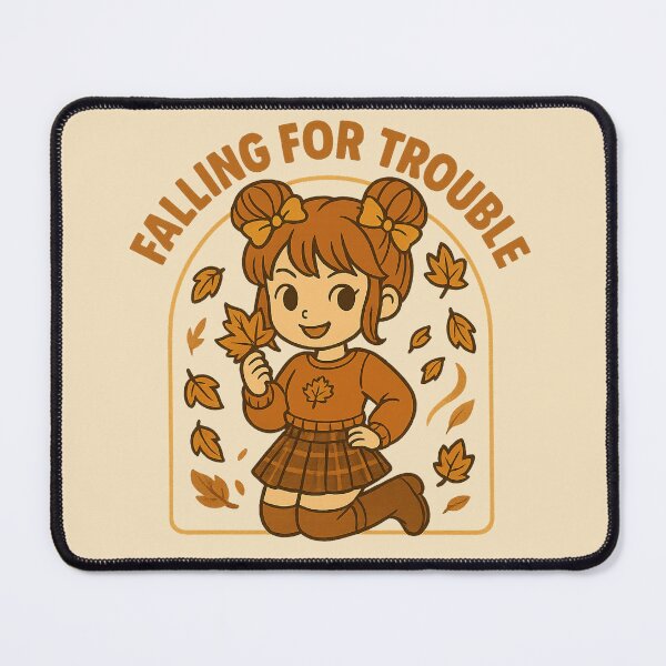 Item preview, Falling for Trouble Playful Autumn Attitude and Cheeky Fall Energy designed and sold by StrictlyPride.