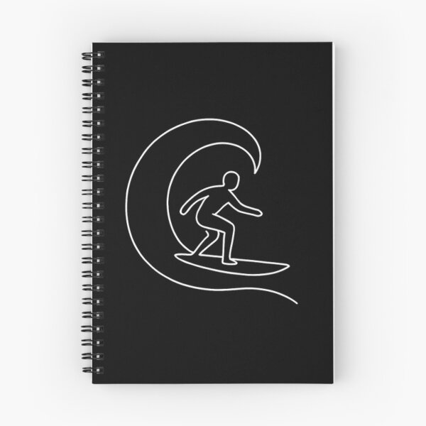 Item preview, Minimalist Surfer – One Line Art Surfing Design designed and sold by Flowing States Design Studio.