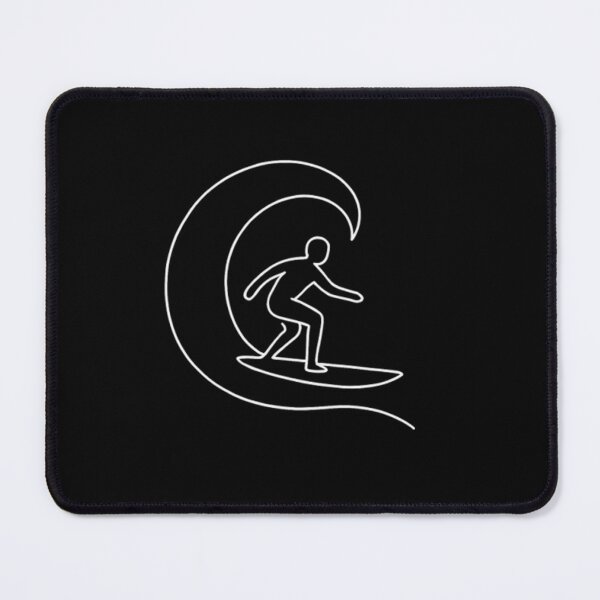 Item preview, Minimalist Surfer – One Line Art Surfing Design designed and sold by Flowing States Design Studio.