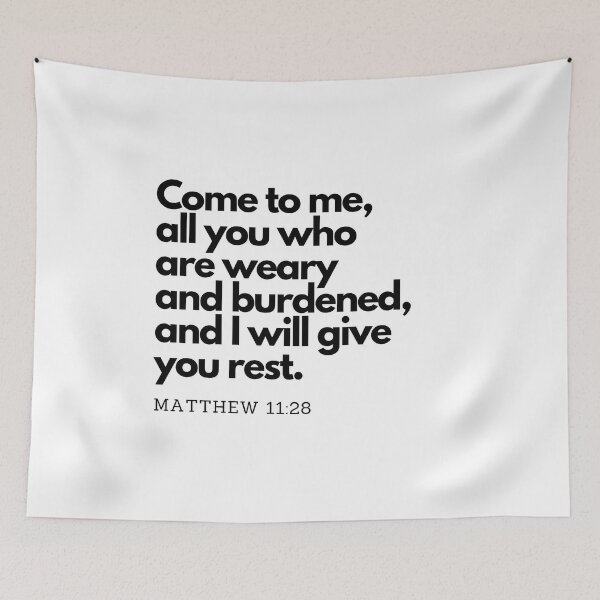 Item preview,  Bible Quotes: Come to me all (NIV) Inspirational Quotes, Daily Quotes  designed and sold by Animals, Nature & Landscapes.