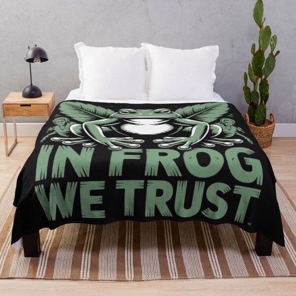 Item preview, In frog we trust designed and sold by 123ks.