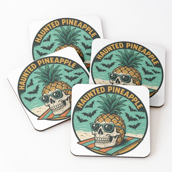 Item preview, The Haunted Pineapple Skull designed and sold by Shipwrecked2020.