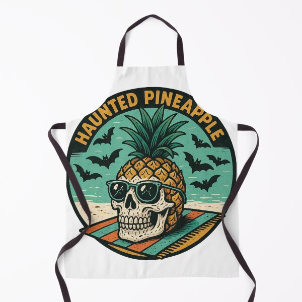 Item preview, The Haunted Pineapple Skull designed and sold by Shipwrecked2020.