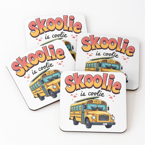 Item preview, Skoolie is Coolie - School Bus Living designed and sold by rustyroofco.