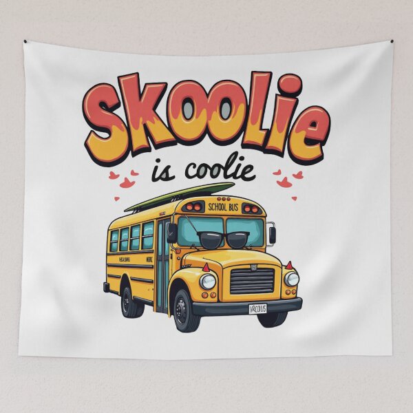 Item preview, Skoolie is Coolie - School Bus Living designed and sold by rustyroofco.