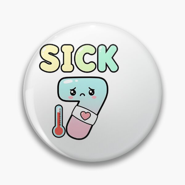 Item preview, Sick Seven Meme Funny Number Seven Cute Kawaii Math Humor Design designed and sold by ArtDesignTp.