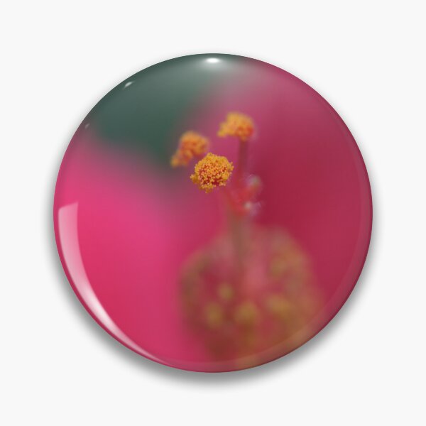 Item preview, Pollinated Hibiscus Stigma Closeup with Strong Bokeh designed and sold by Petalgrain.