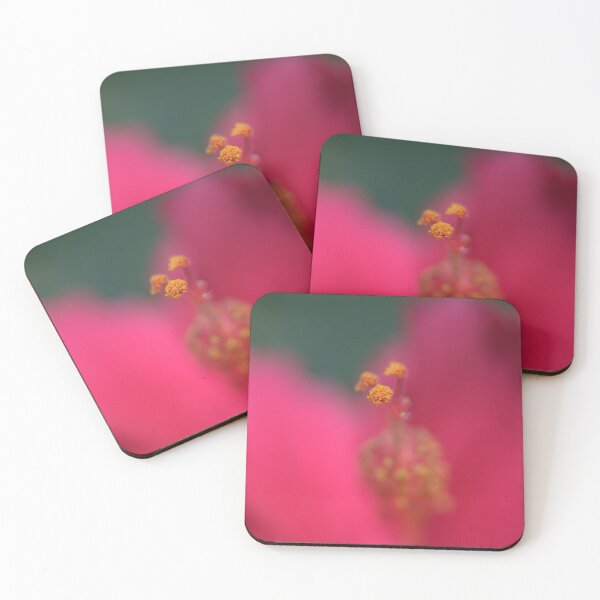 Item preview, Pollinated Hibiscus Stigma Closeup with Strong Bokeh designed and sold by Petalgrain.