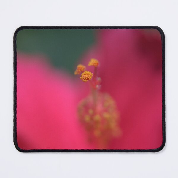 Item preview, Pollinated Hibiscus Stigma Closeup with Strong Bokeh designed and sold by Petalgrain.