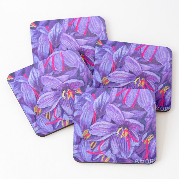 Item preview, November Saffron Flower, Crocus sativus designed and sold by Amor Diez.