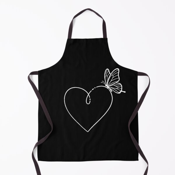 Item preview, Flutter of Love – Minimalist Heart & Butterfly Line Art designed and sold by Cloud-Riders.