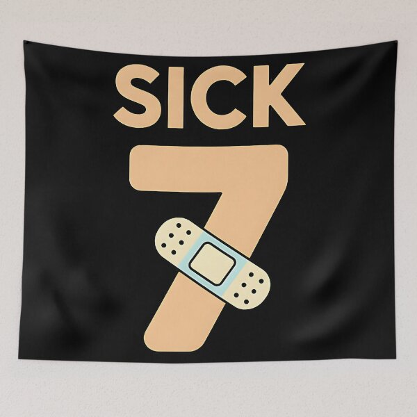 Item preview, Sick Seven Meme Funny 67 Wordplay Design Retro Number Humor Cool Math Joke designed and sold by ArtDesignTp.