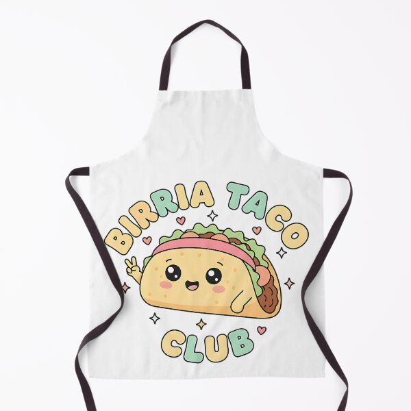 Item preview, Birria Taco Club Funny Vintage Foodie Mexican Food Mascot Cute Kawaii Retro Design designed and sold by ArtDesignTp.