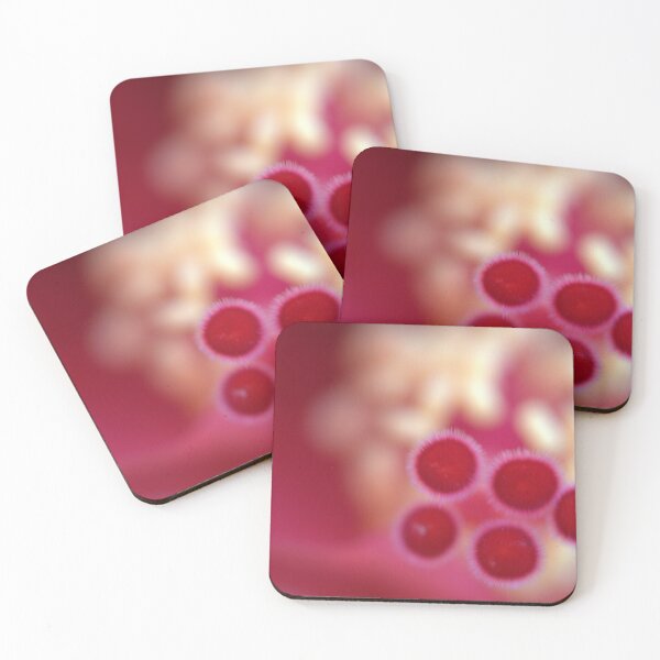 Item preview, Fuzzy Red Hibiscus Stigma Tips in Shallow Focus designed and sold by Petalgrain.