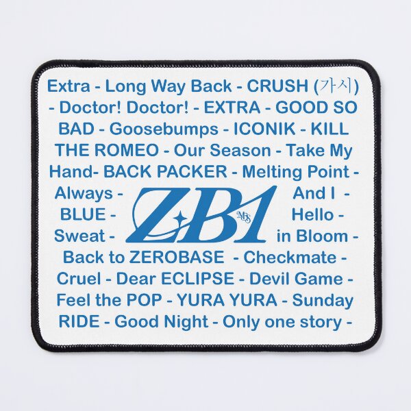 Item preview, Design with songs from the group zerobaseone designed and sold by mbs-desing.